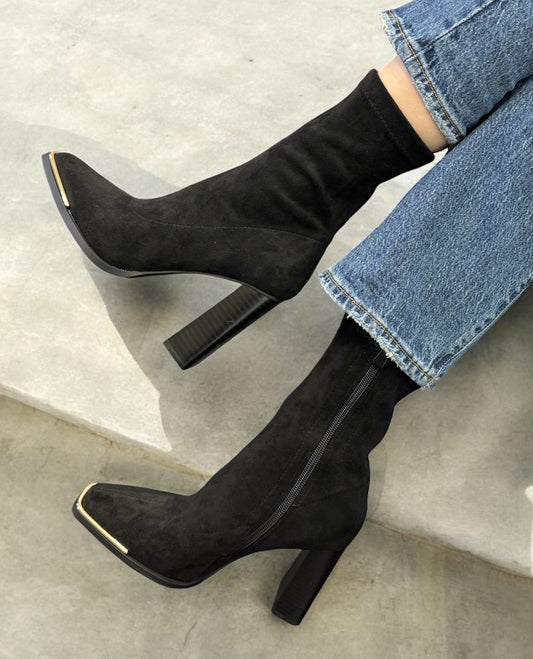 BOTTINES femmes en suédine MARIA NOIRE