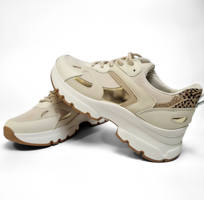 BASKETS femmes ESTELLE BEIGE
