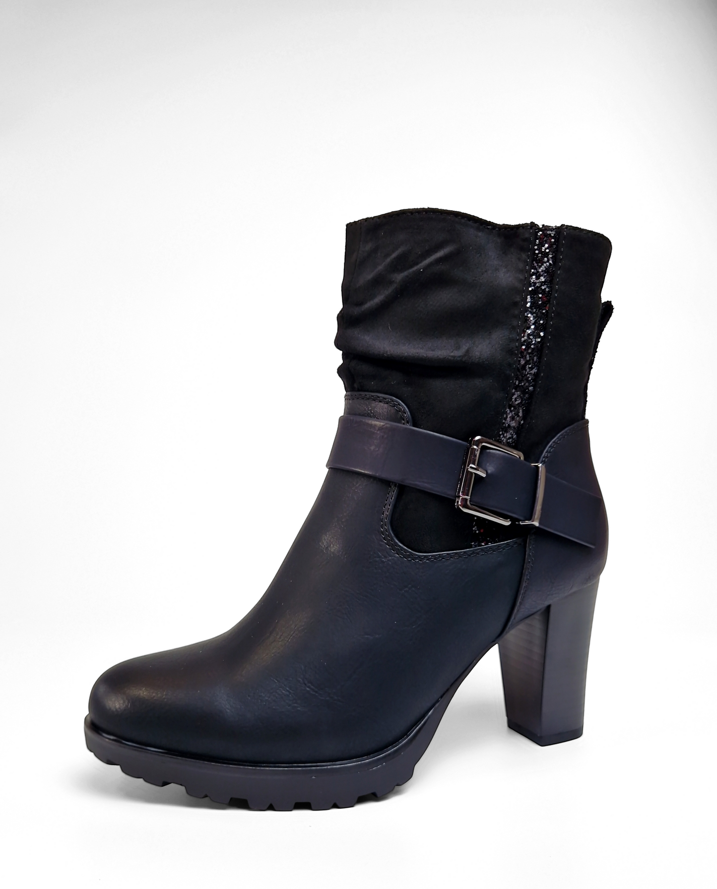 BOTTINES femmes à talon CLARISSE NOIRE