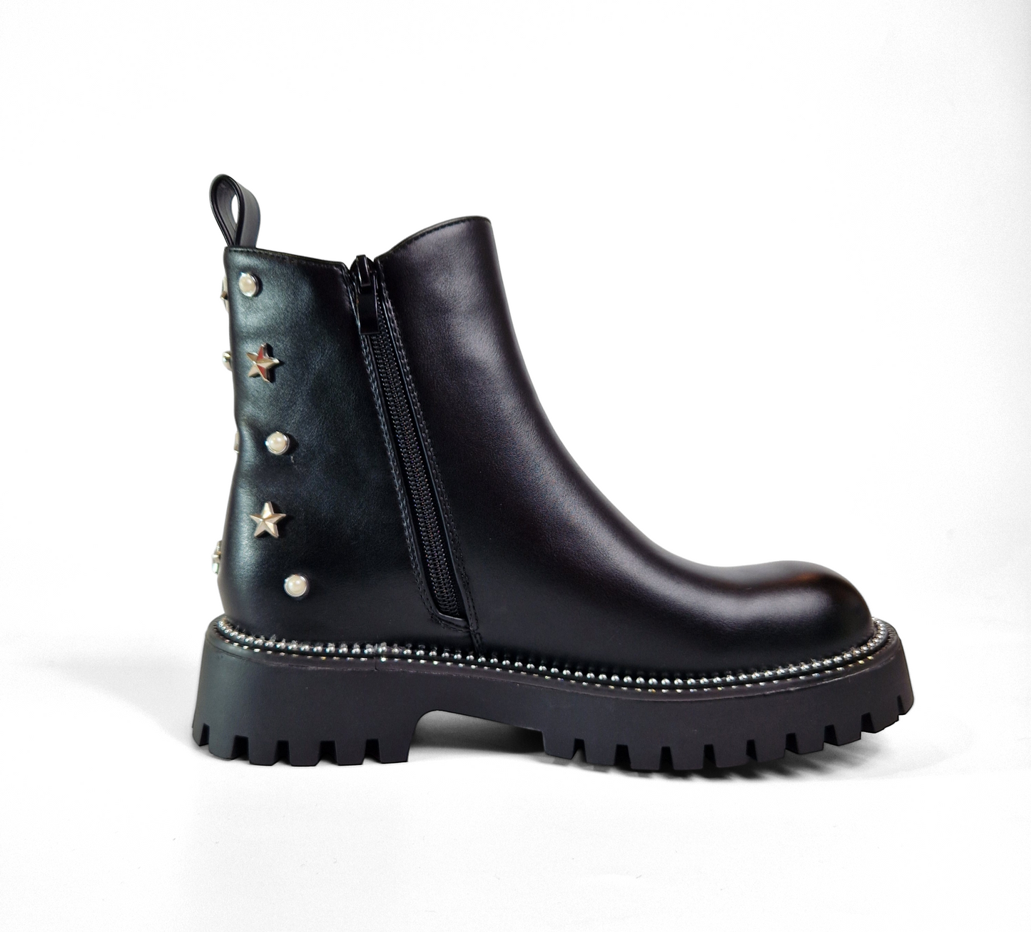 BOTTINES femmes bijoux argentés INES BLACK