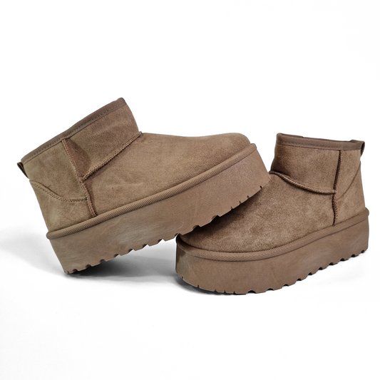 BOTTINES fourrées femmes ALBA MARRON