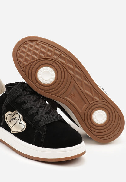 BASKETS  plates femmes SAVANA NOIRE