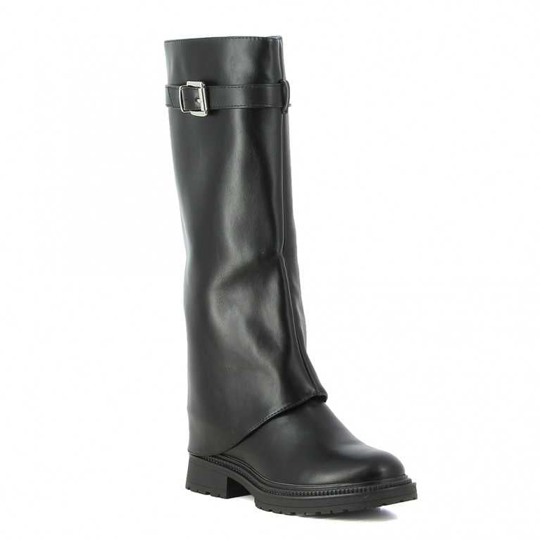 BOTTES retroussées simili femmes BARBARA