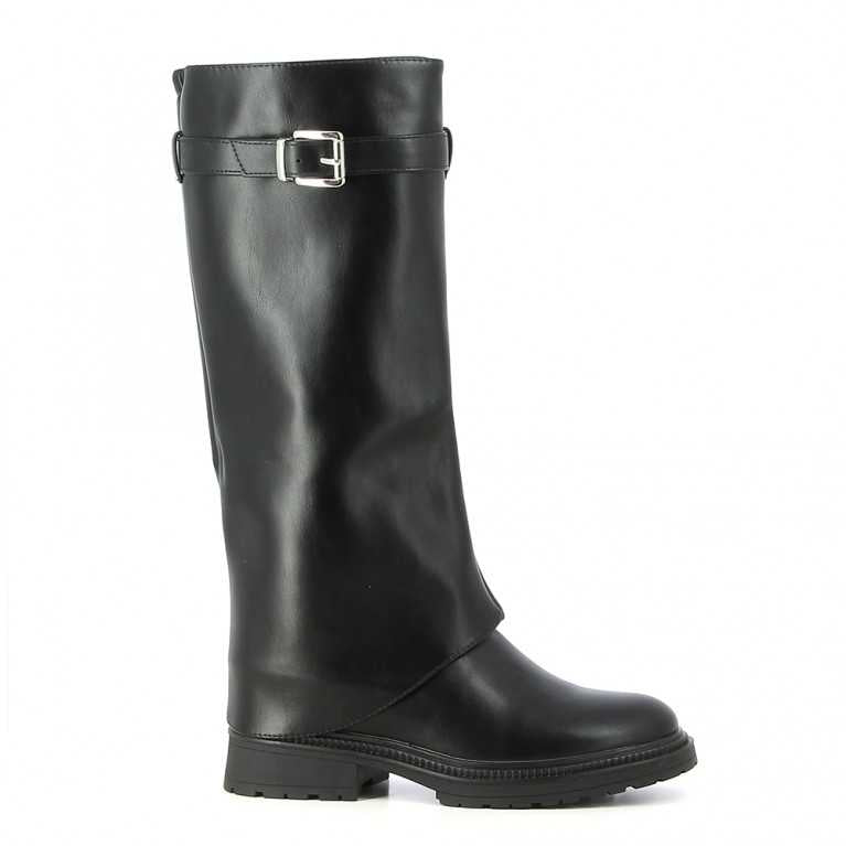 BOTTES retroussées simili femmes BARBARA