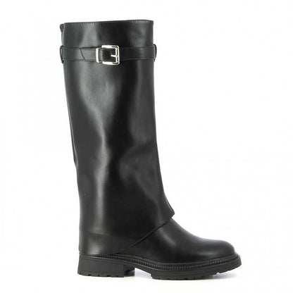 BOTTES retroussées simili femmes BARBARA