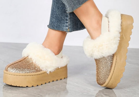 MULES pailletées MILA GOLD