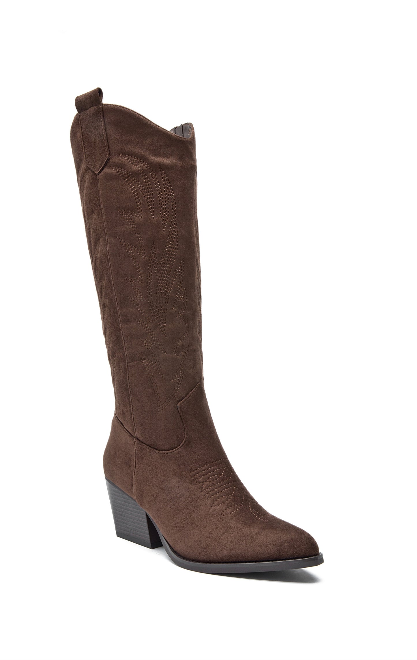 BOTTES santiags femme MARRON CHOCO