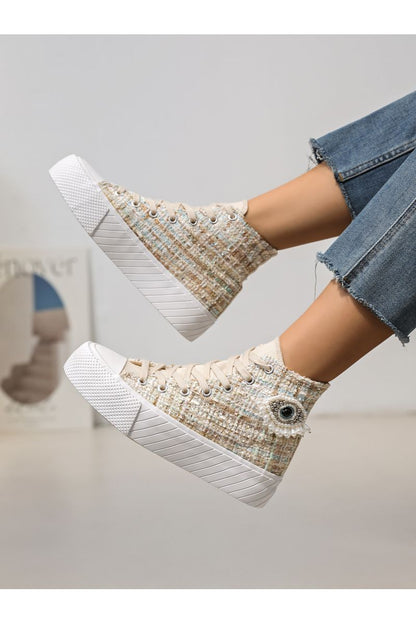 BASKETS montantes femmes PERLA MULTICOLORE