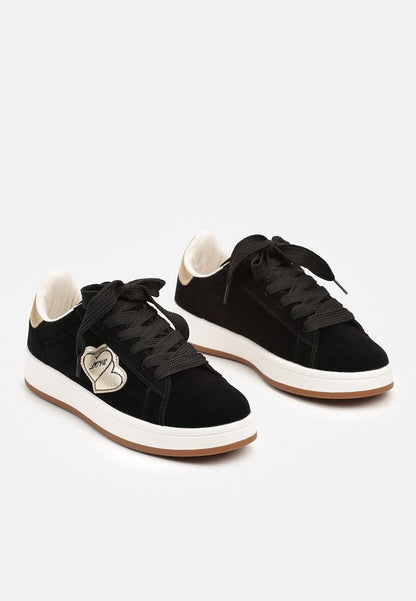 BASKETS  plates femmes SAVANA NOIRE