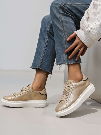 BASKETS scintillantes femmes ZOE GOLD