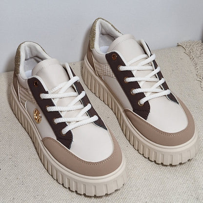 BASKETS femme KALIA BEIGE